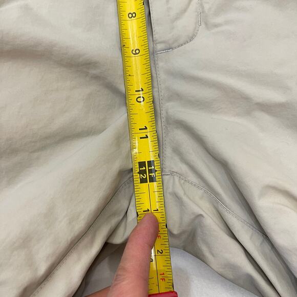 LL Bean Men's Insulated Ski Snow Pants Beige / Black Nylon Sz Medium 30 Inseam - Picture 15 of 15